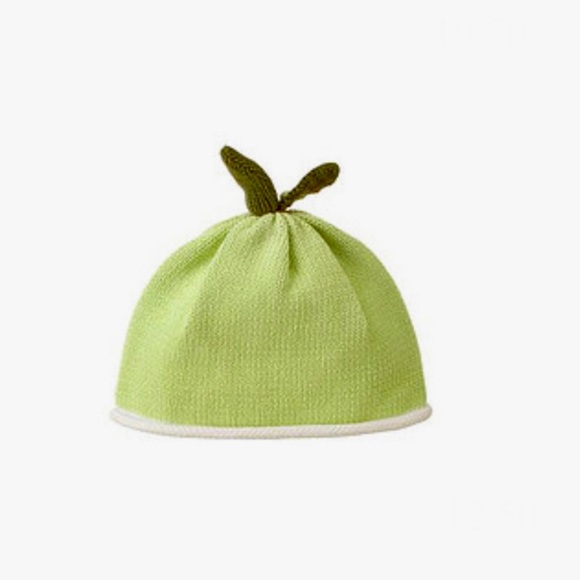 Gymboree Green Pea Hat Does Your Garden Grow? Collection Sz 6-12 mths Unisex New - Picture 1 of 5